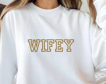 Individuell besticktes Sweatshirt, Stickerei-Crewneck, Benutzerdefinierter Varsity-Text bestickter Kapuzenpullover, personalisiertes Sweatshirt