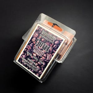 Coffee Shop Wax Melt | 2.5oz Clamshell snap bar Wax melts | strong scented tarts home fragrance