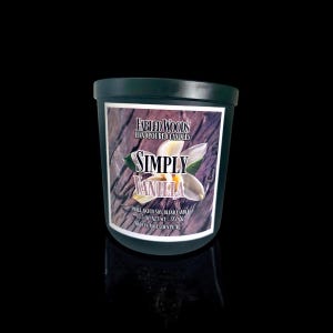 simply vanilla Candle vanilla scented fragrance classic sweet vanille candle gift