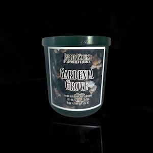 Candela Gardenia Grove, candela profumata floreale alla tuberosa, regalo