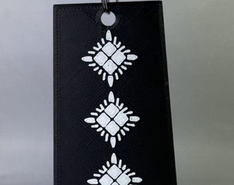 Customised Police Chief Inspector epaulette shaped Bag/Kit Tags