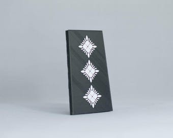 Customised Police Chief Inspector epaulette shaped locker magnet
