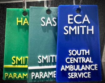 Ambulance Epaulette Keyring/Kit-Tag