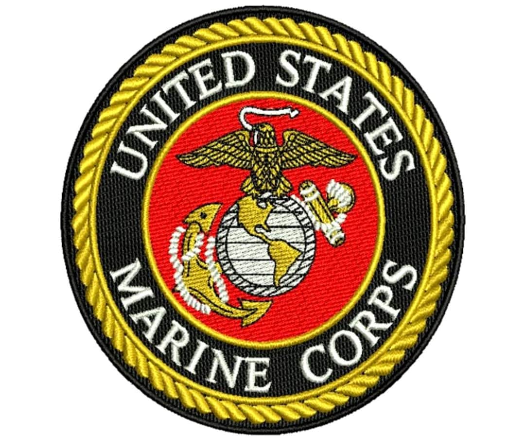 Marine Corps Embroidery Design: 3.5\, image size:1080x905