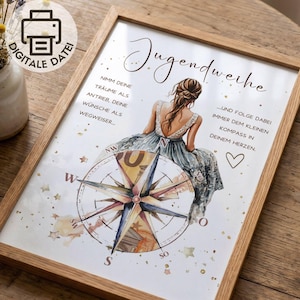 Money gift for confirmation | DIY money gift idea | Money gift for girls | Download A4 | Printable gift