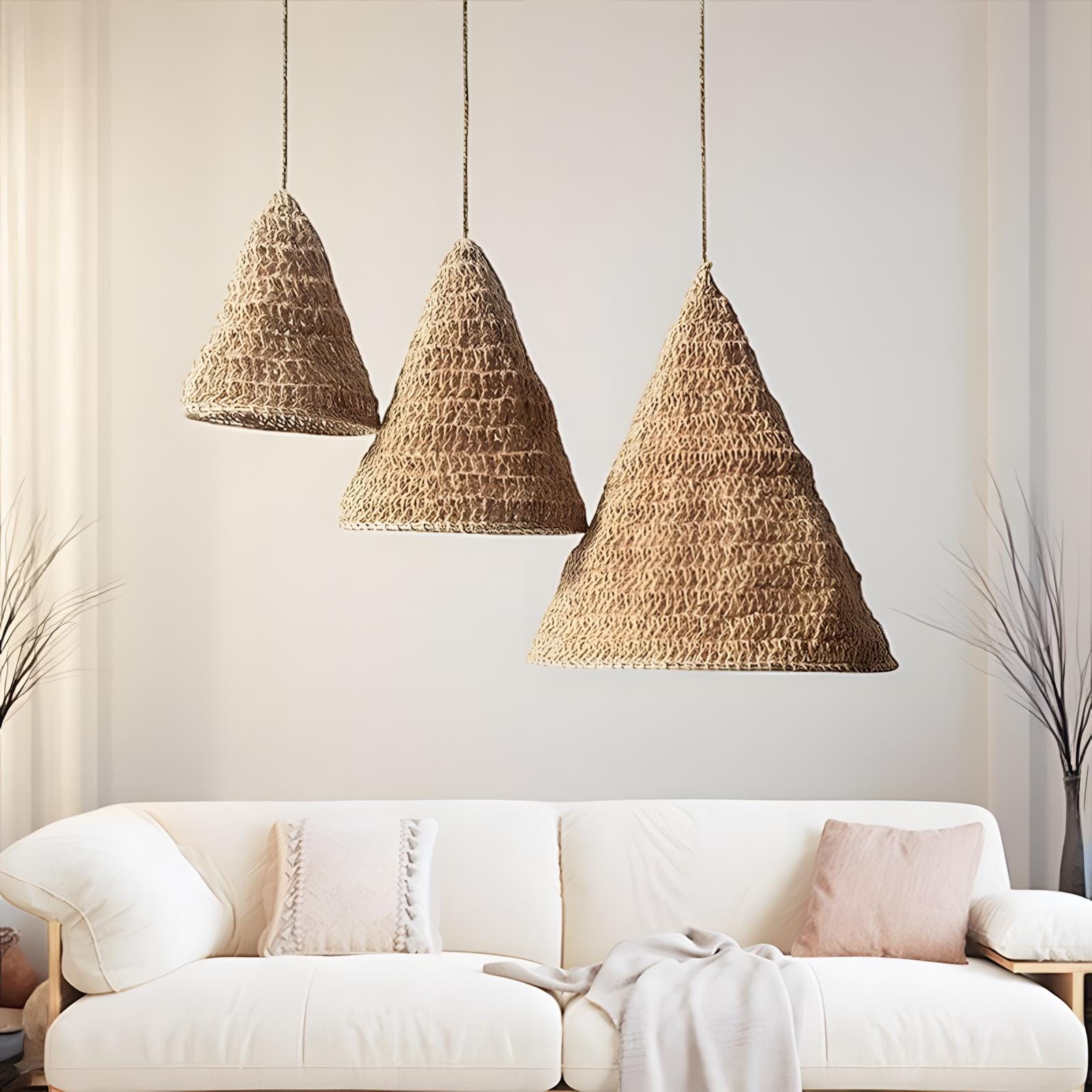 Moroccan Straw Lampshade - Etsy