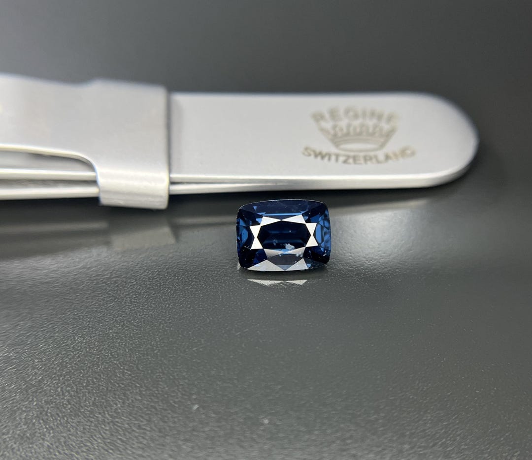 Deep Ink Blue Deep Ink Blue Spinel | 1.25ct (6.8x5.2x3.5)mm | Natural Untreated Loose ...