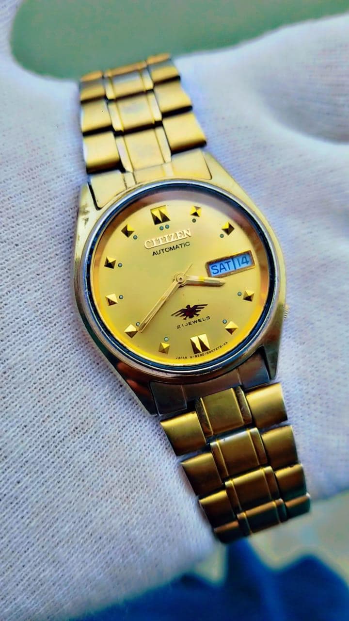 CITIZEN GET 21JEWELS自動巻き Citizen Automatic 21 jewels Japan Watch Rare men Vintage