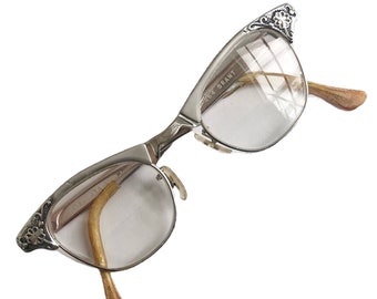 Vintage 50s Cat Eye Glasses 1950s Glasses by ArtCraft