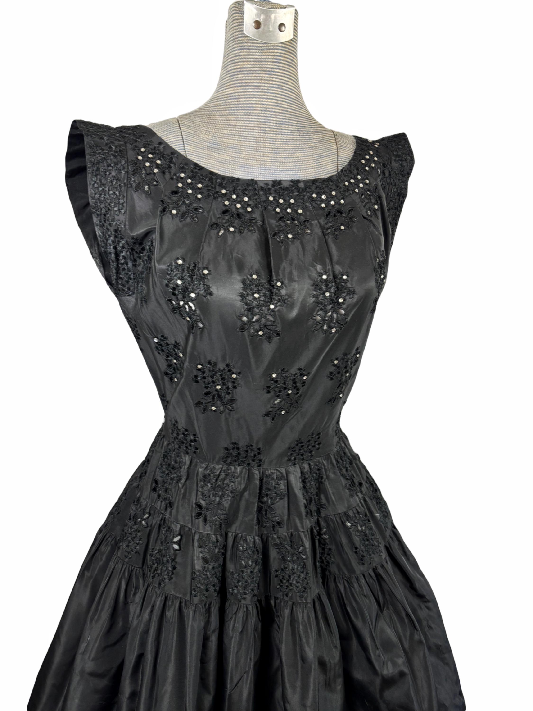 black football jersey dress Touchdown Black Sequin Football Dress – Shop the Mint main image 1