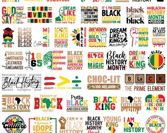 Black History Month Bundle, Black History SVG Bundle, Black History Png, Black History Svg, African American, Black Culture, Black People