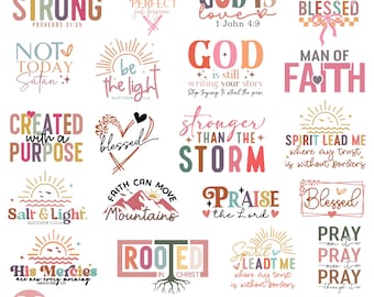 Boho Christian Svg Png Bundle, Sleeve Shirt Design, Christian SVG Bundle, Colorful Christian design png, Christianity Png, Bible Verse svg,