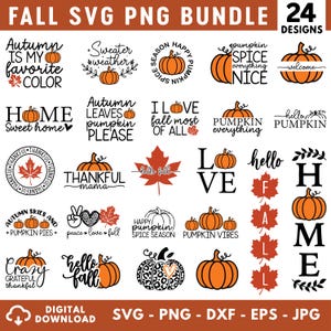 Fall svg, Autumn Svg, Halloween svg, Thanksgiving svg bundle, Hello Fall Svg, Porch Signs svgPumpkins svg, Fall svg bundle,