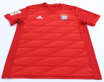 Vintage 90s Adidas Bayern Munich Yellow and Green Football Jersey