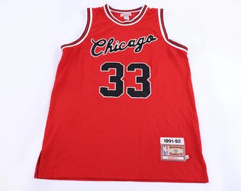Camiseta de baloncesto de Scottie Pippen de los Chicago Bulls de Mitchell & Ness