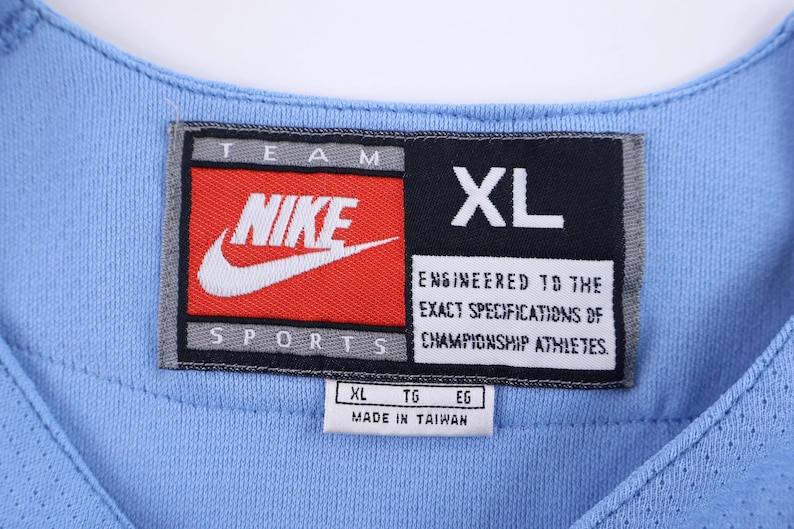 Vintage Nike North Carolina Tarheels Baseball Jersey image 3