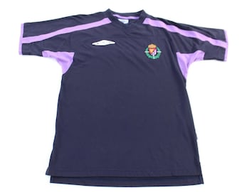 Camiseta de fútbol juvenil vintage Umbro del Real Valladolid