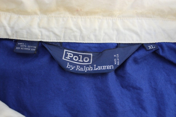 90's Polo by Ralph Lauren Striped Colorblock Jack… - image 3