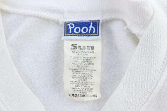 90's Winnie The Pooh Holiday Wishes Sweatshirt - image 4