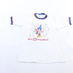 80's Walt Disney World 15th Year Anniversary T-Shirt - ThriftedThreads.com