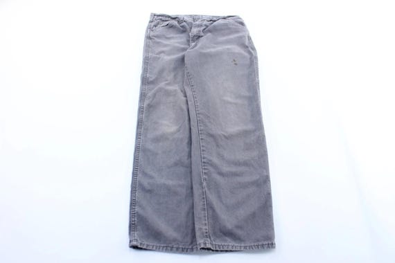 Dickie's Logo Patch Grey Pants - image 1