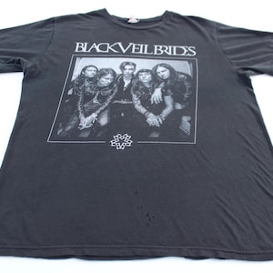 Black Veil Brides Women's Overcast T-Shirt - Slim Fit, Black, Official Band Merchandise