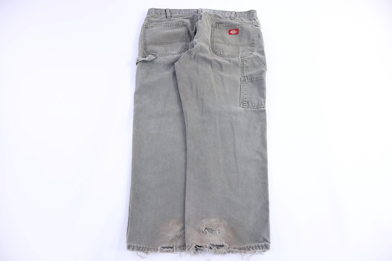 Dickies Logo Patch Green Pants - image 2
