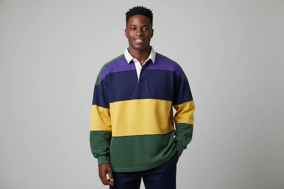 90's Architect Multicolor LS Button Up - image 1