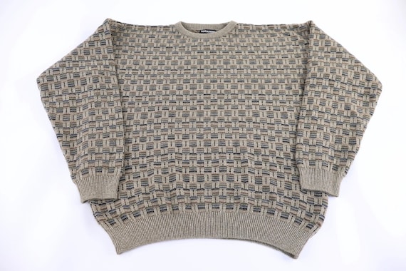 90's Serafini Multipattern Knit Sweater