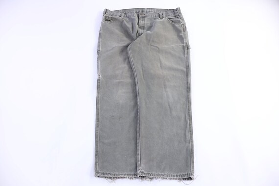 Dickies Logo Patch Green Pants - image 1