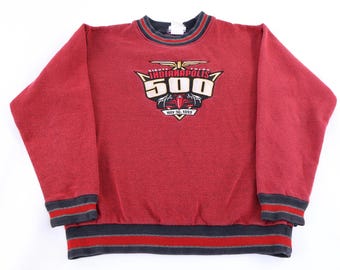 90's Indianapolis 500 Racing Embroidered Sweatshirt