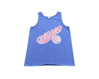 80's MLB Chicago Cubs Tank Top