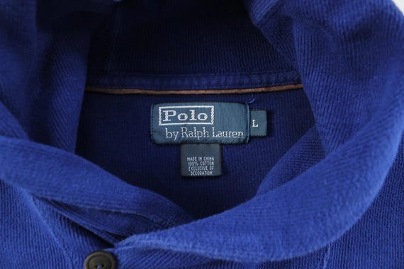 Polo by Ralph Lauren Embroidered Logo Blue Sweater - image 3