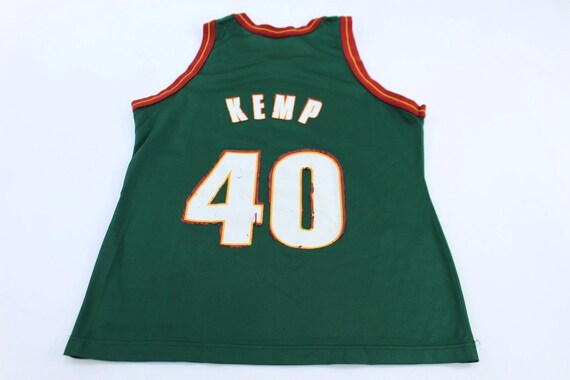Champion NBA Seattle Supersonics #40 Shawn Kemp Basketball Jersey