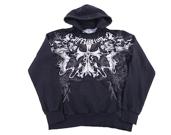 Affliction Cross Graphic Pullover Hoodie
