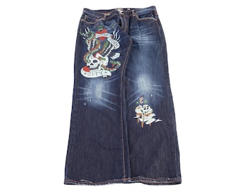 Ed Hardy by Christian Audiger New York City Dark Denim Jeans