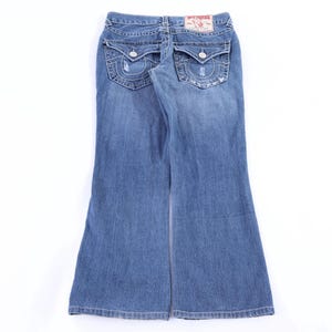 Vaqueros de mezclilla con lavado oscuro True Religion para mujer imagen 1