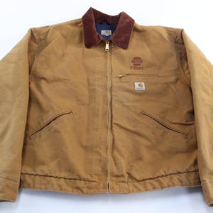 Carhartt YYJ97 BRNデトロイトジャケットジャケット