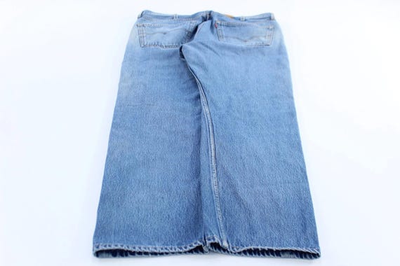 Levi's 501xx Medium Wash Denim Jeans - image 2
