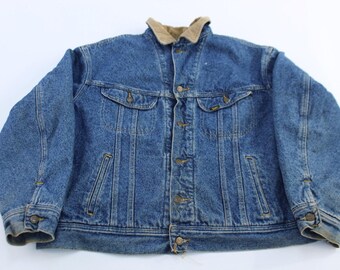 LEE×Preloved Storm Rider Jacket Vintage Lee Storm Rider Denim Jacket XL | eBay