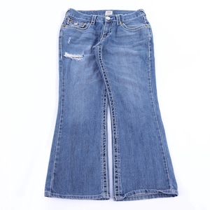 Vaqueros de mezclilla con lavado oscuro True Religion para mujer imagen 2