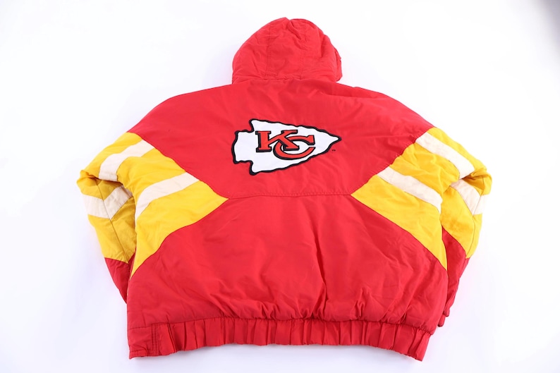 Chaqueta acolchada vintage de Pro Line de los Kansas City Chiefs de fútbol americano imagen 2