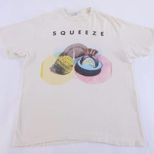 1990 SQUEEZE ヴィンテージ Tシャツ Squeeze Band T Shirt - Etsy