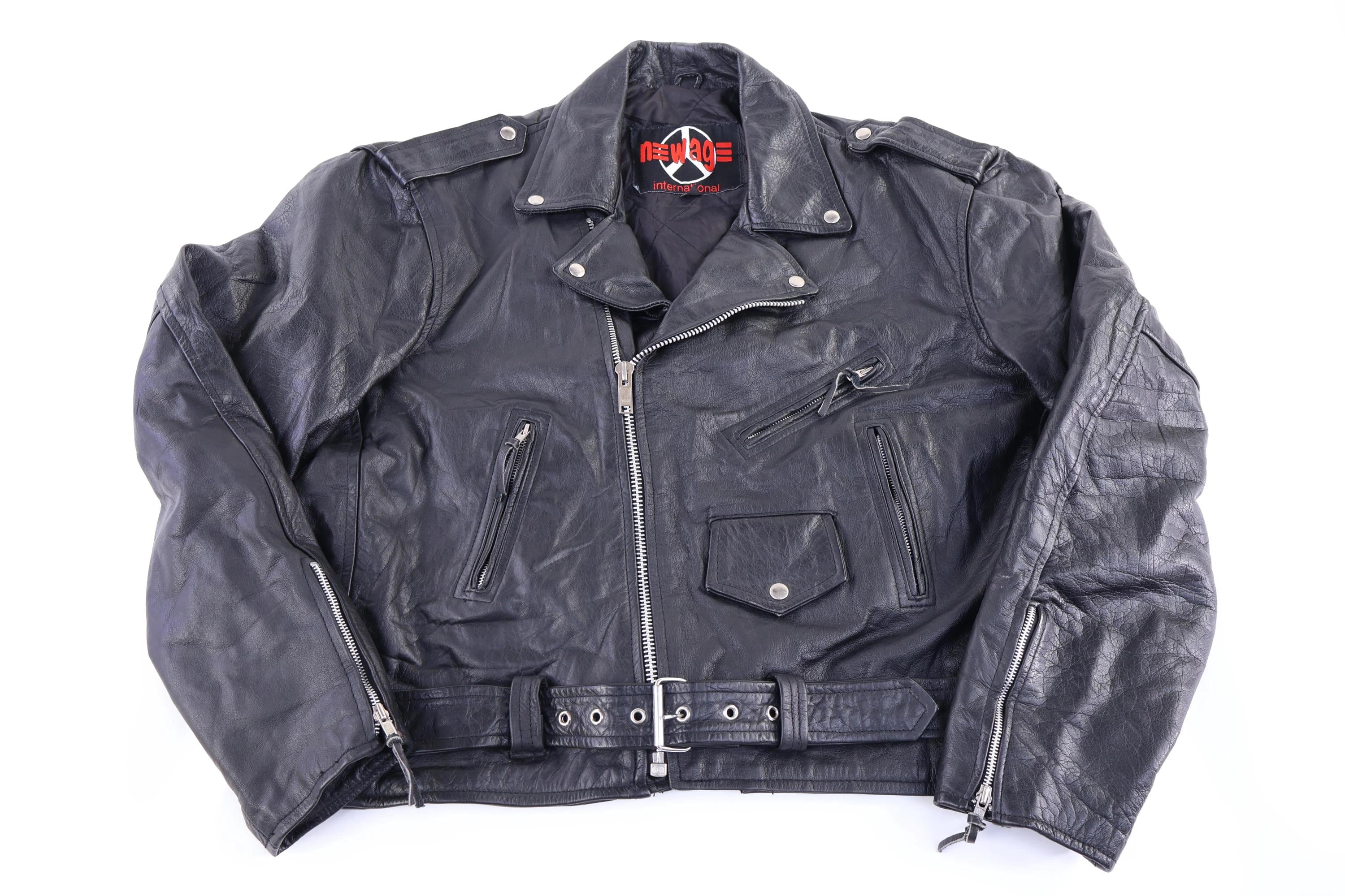 Vintage New Age Leather Jacket - Etsy