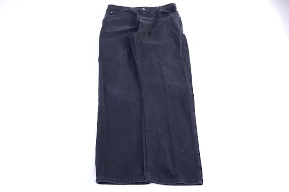 Dickies Logo Patch Black Pants - image 1
