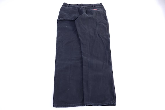 Dickies Logo Patch Black Pants - image 2