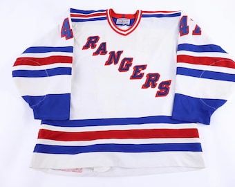 Camiseta de hockey de los New York Rangers de los años 90