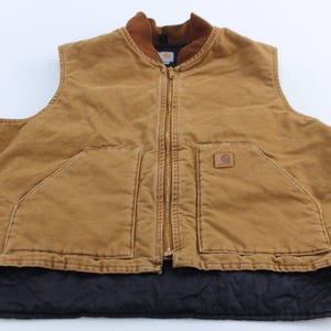 Carhartt Duck Vest Jacket - Etsy