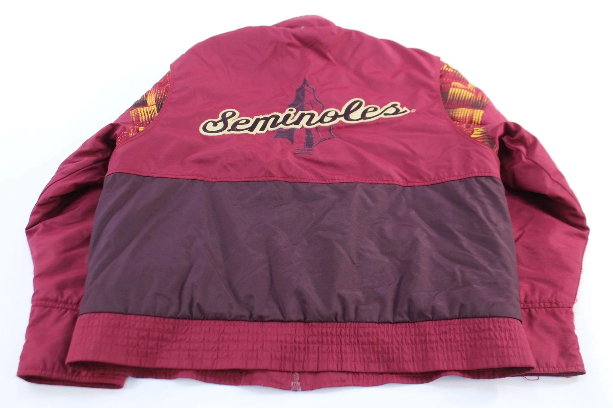 Nike Embroidered Logo Florida State University Seminoles Zip up