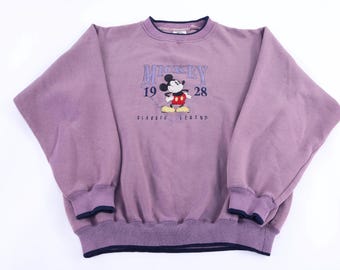 Sudadera bordada de Mickey & Co de los 90